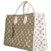 Túi xách LV Louis Vuitton Onthego màu nâu xám - Image 2
