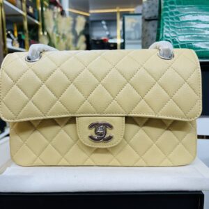 Túi xách Chanel CF Classic Flap siêu cấp trắng sữa