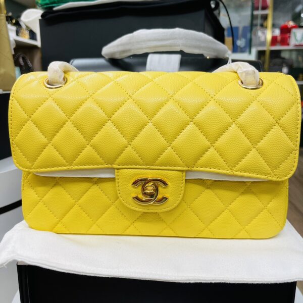 Túi xách Chanel CF Classic Flap siêu cấp vàng